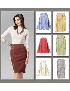 Skirt pattern - Vogue 8750