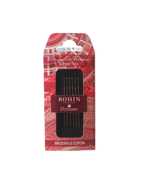 Special Edition Petrusse x Bohin cotton embroidery needles