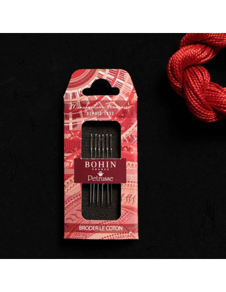 Special Edition Petrusse x Bohin cotton embroidery needles