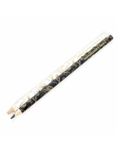 Set of 2 water-erasable marking pencils - Black and white