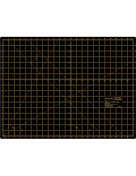 Self-healing cutting mat black 45 x 60 cm