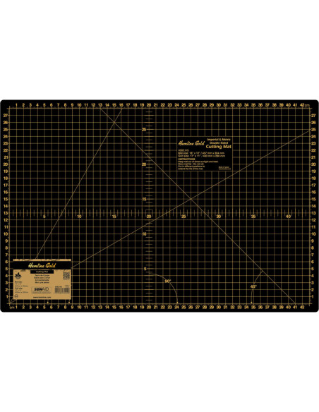 Self-healing cutting mat black 30 x 45 cm