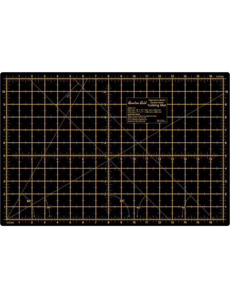 Self-healing cutting mat black 30 x 45 cm