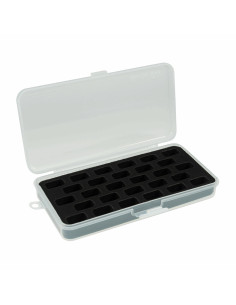 Black storage box for standard cans
