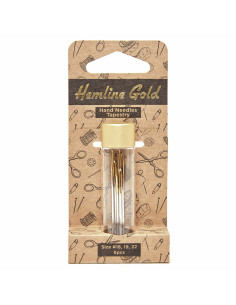 Glass tube of 6 premium tapestry needles