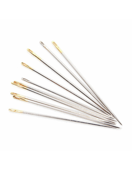 Tube of 10 premium quilting sewing needles