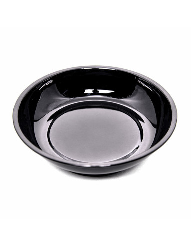 Black magnetic dish for needles and pins