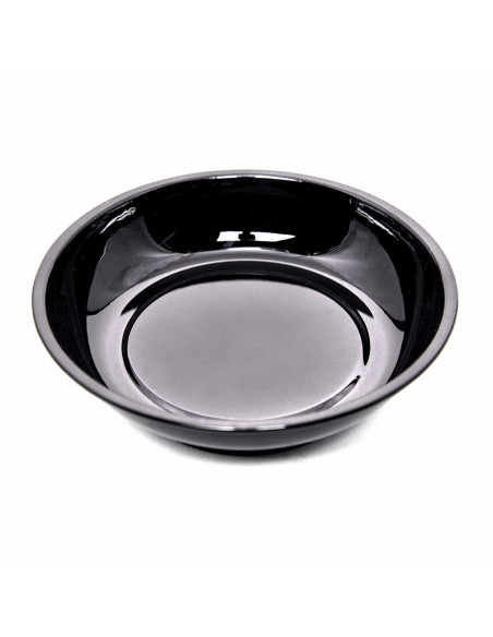 Black magnetic dish for needles and pins