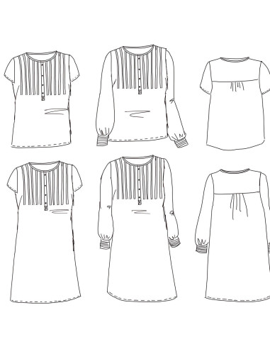 Dress pattern, Atlas blouse - Maison Fauve