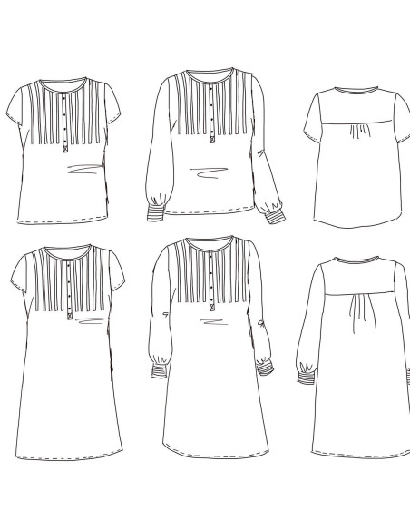 Dress pattern, Atlas blouse - Maison Fauve