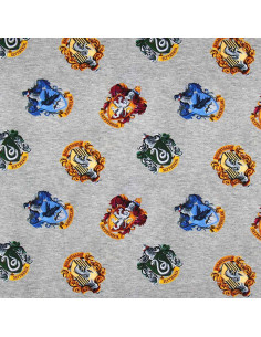 Harry Potter Jersey Fabric - Crests 2