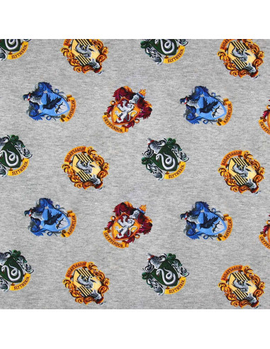 Harry Potter Jersey Fabric - Crests