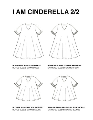 Cinderella dress top pattern - I am patterns