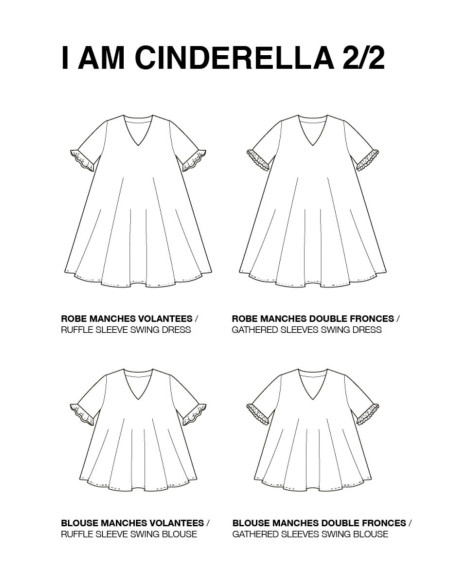 Cinderella dress top pattern - I am patterns