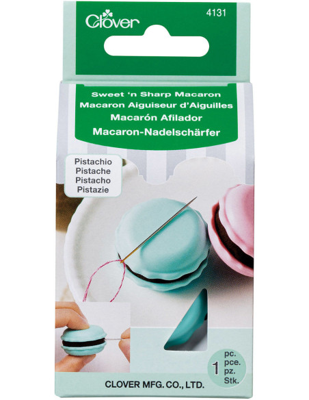 Needle sharpener and needle holder - Pistachio