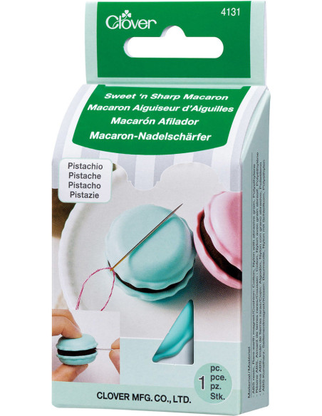 Needle sharpener and needle holder - Pistachio