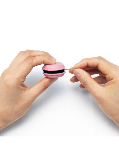 Raspberry needle sharpener and needle holder