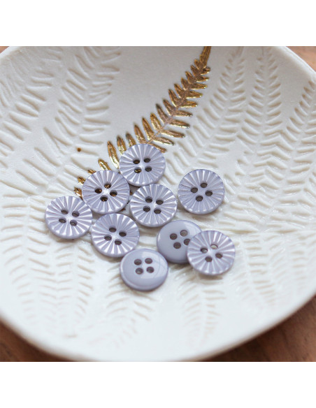 4-hole daisy button - Gray