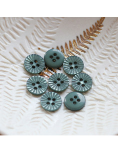 Daisy button 4 holes - Verbena