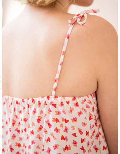 Camisole and shorty lingerie pattern - I love you - Lise Tailor