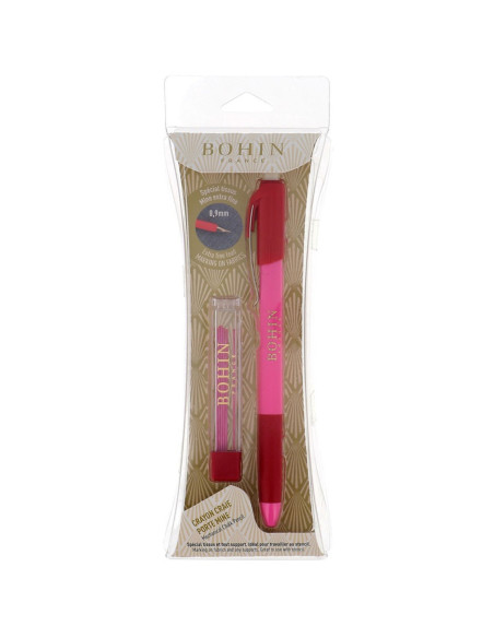 Bohin Extra-Fine Chalk Mechanical Pencil - Pink