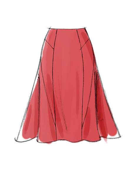 Skirt pattern - Vogue 8750