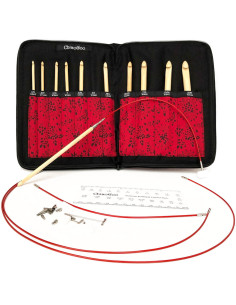ChiaoGoo bamboo Tunisian crochet hook set