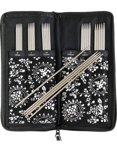 ChiaoGoo metal double-pointed needle kit 2