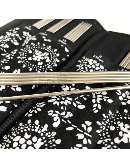 ChiaoGoo metal double-pointed needle kit