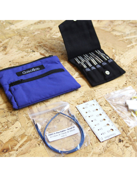 ChiaoGoo Shorties Small Circular Knitting Needle Set