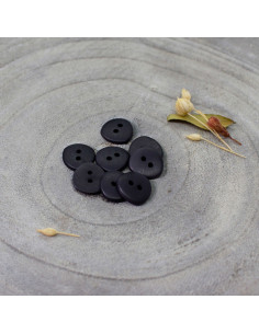 Corozo Button Jaipur - Black