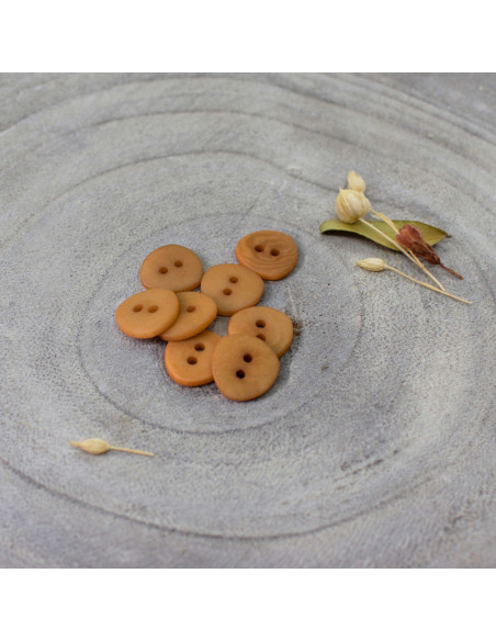 Corozo Button Jaipur - Ochre