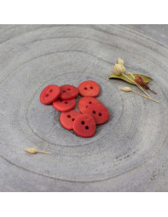 Corozo Button Jaipur - Tangerine