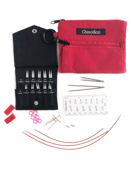 ChiaoGoo Shorties Mini Circular Knitting Needle Set