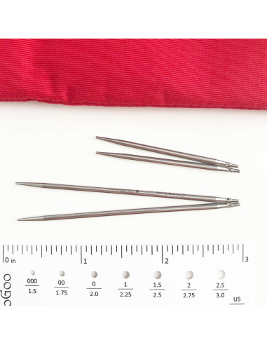 ChiaoGoo Shorties Mini Circular Knitting Needle Set