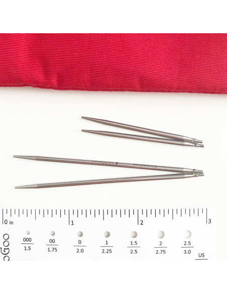 ChiaoGoo Shorties Mini Circular Knitting Needle Set