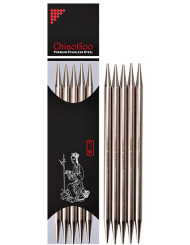 ChiaoGoo metal double-pointed needles