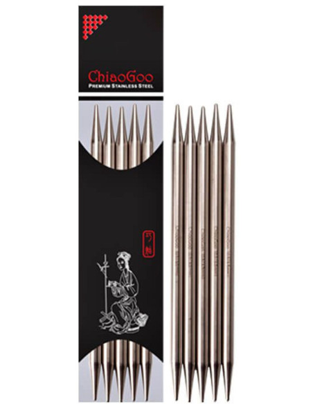 ChiaoGoo metal double-pointed needles