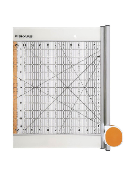 12" x 12" Fiskars Rotary Cutter & Ruler Combo