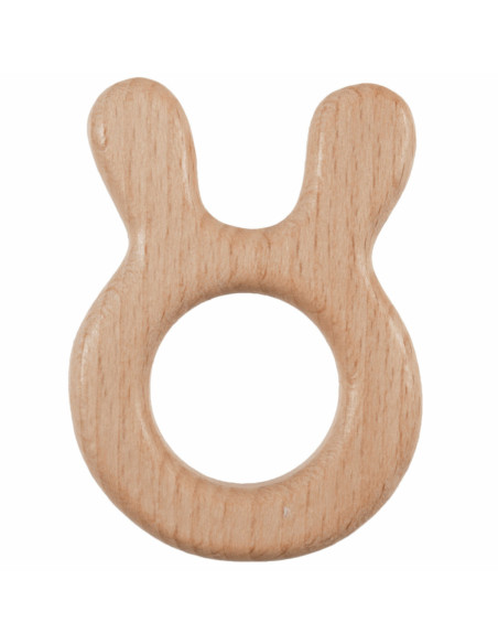 Wooden teething ring - Bunny head