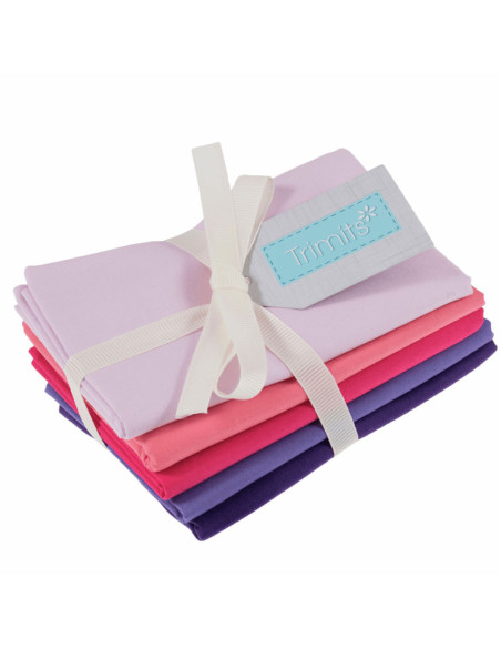 Set of 5 Fat Quarter Coupons - Blush