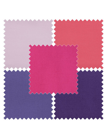 Set of 5 Fat Quarter Coupons - Blush