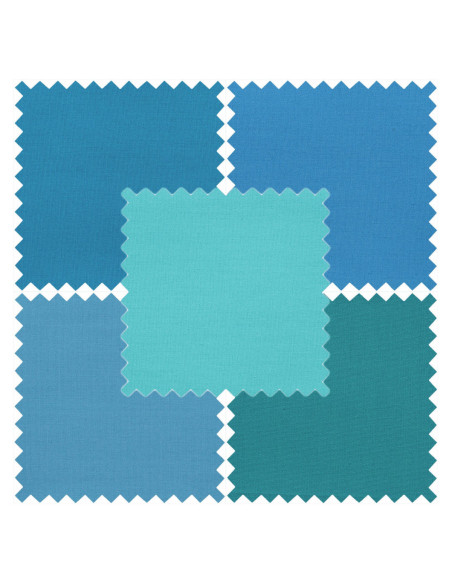 Set of 5 Fat Quarter Coupons - Seaside