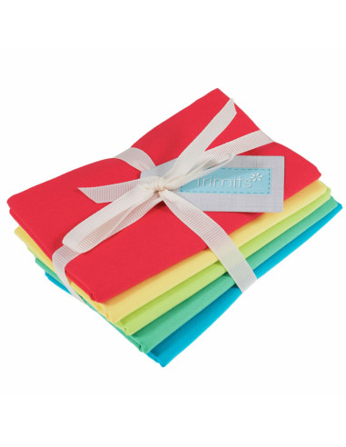 Set of 5 Fat Quarter Coupons - Brights