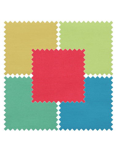 Set of 5 Fat Quarter Coupons - Brights