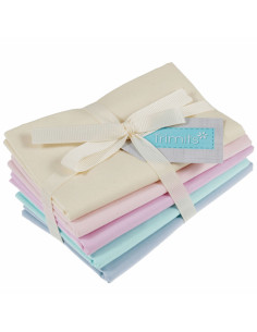 Set of 5 Fat Quarter Coupons - Pastel