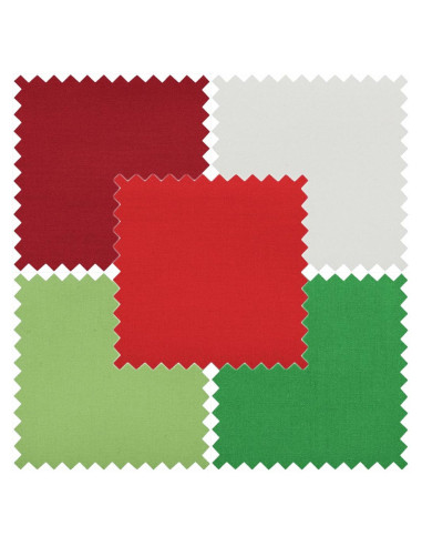Set of 5 Fat Quarter Coupons - Festive
