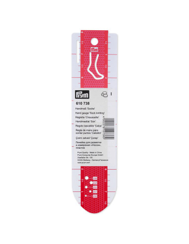 Sock template 20 cm