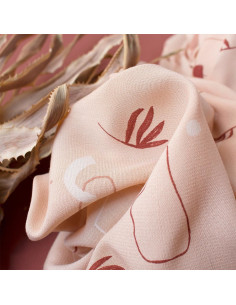 Viscose fabric Sandstorm Blush - Atelier Brunette 2