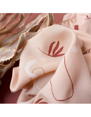 Viscose fabric Sandstorm Blush - Atelier Brunette